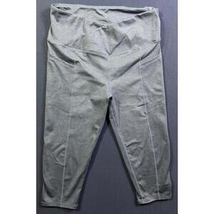 Earth Yoga Sustainable Clothing Gray Yoga Leggings Sz. Large Good Active Fitness